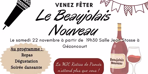 Soirée Beaujolais Nouveau