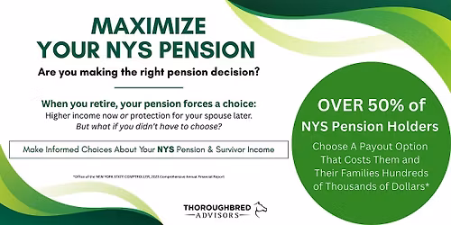MAXIMIZE YOUR NYS PENSION