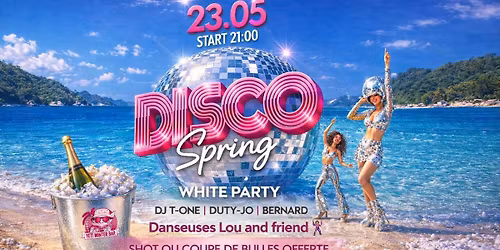 Disco Brussels 23\/05 white party Dj T-One Duty-jo Bernard 
