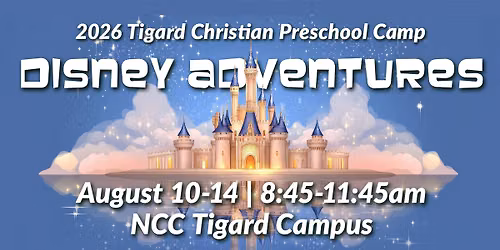 Tigard Preschool Camp - "Disney Adventures"