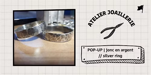 POP-UP |  jonc en argent \/\/ silver ring