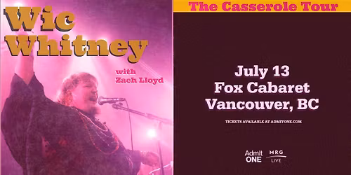 Wic Whitney at Moroccan Lounge