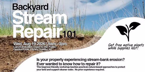 Backyard Stream Repair 101 Workshop