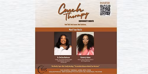 Couch Therapy Community Night April 2026 Edition