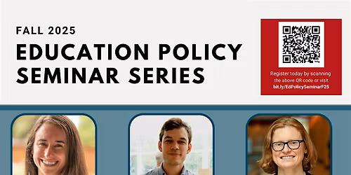 Fall 2025 BU Wheelock Ed Policy Seminar Series