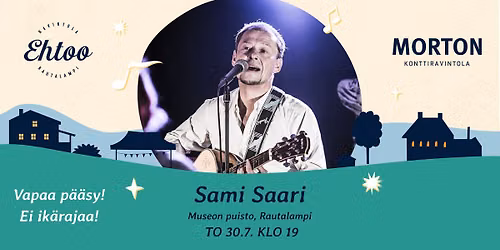 Sami Saari @ Rautalampi | Vapaa p\u00e4\u00e4sy!