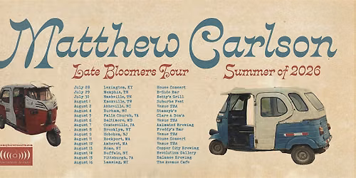 Matthew Carlson - House Concert - Lexington, KY