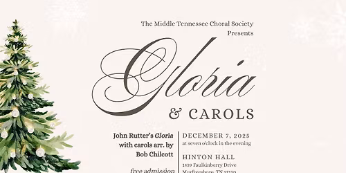 Gloria and Carols | MTCS Winter Concert 2025