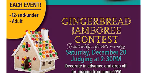Gingerbread Jamboree Contest!