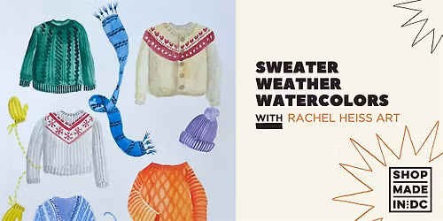 Sweater Weather Watercolors w\/ Rachel Heiss