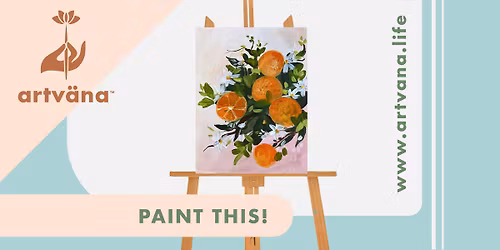 Artvana Paint & Sip Class at Bertoglios Pizza in Yelm April 2026