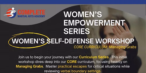 Women\u2019s Empowerment Series: CORE Curriculum \u2013 Managing Grabs & Boundary Review