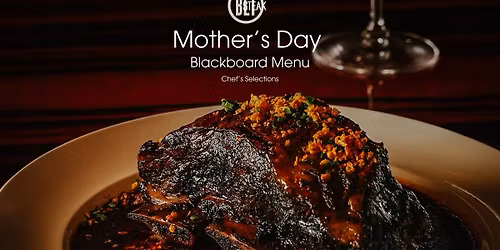 Mother's Day Blackboard Menu