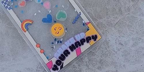 Shrink Art Shaker Keychain