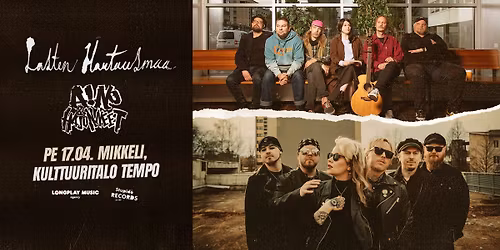 Lasten Hautausmaa x Aino & Hajonneet \/ Mikkeli, Kulttuuriravintola Tempo