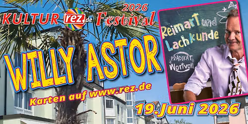 Willy Astor kommt ins REZ Heimstetten - am Freitag, 19.06.2026