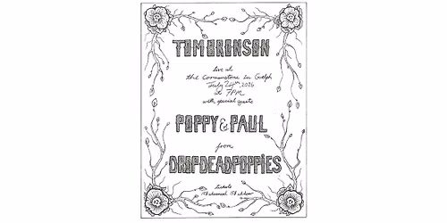 Tom Bronson live at The Cornerstone with special guests Poppy & Paul