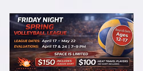 Friday Night Spring Volleyball League 