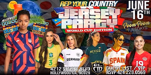 WORLD CUP JERSEY PARTY "REP YOUR COUNTRY" SOCCER\u26bd\ufe0fJERSEY