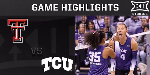 Texas Tech Red Raiders at TCU Horned Frogs Womens Volleyball at Schollmaier Arena