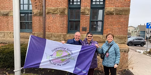 Purple Day Flag Raising - Charlottetown PE