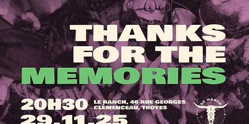 Pain Tedd + Backpain (premier concert) @ LE RANCH TROYES