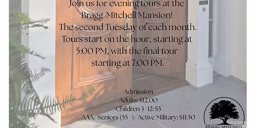 Second Tuesday of the Month Evening Tours!