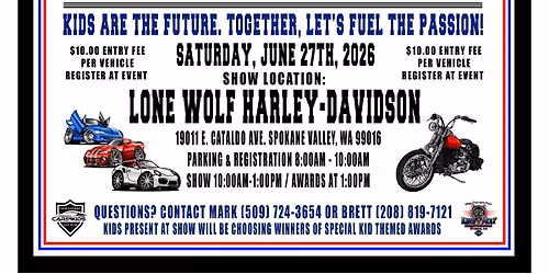 FUEL 2 CARS 4 KIDS OPEN AUTO AND MOTORCYCLE SHOW