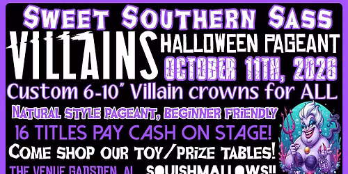 Villains Halloween Pageant by Sweet Southern Sass