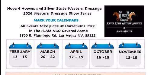 2026 Western Dressage Show Season