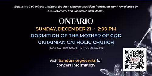 A Ukrainian Christmas - TORONTO, Ontario