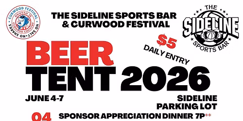 Curwood Beer Tent @The Sideline