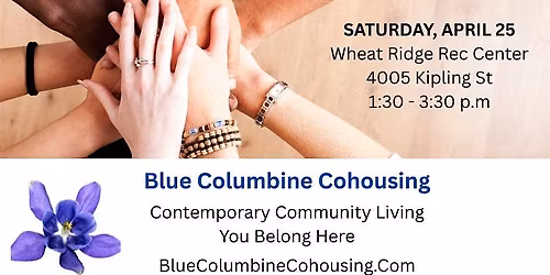 Explore Cohousing in Denver \u2013 Info Session. Blue Columbine Cohousing.