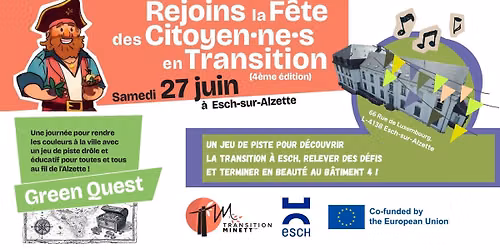 4e F\u00eate des Citoyen\u00b7ne\u00b7s en Transition - un grand jeu de piste pour d\u00e9couvrir la transition eschoise