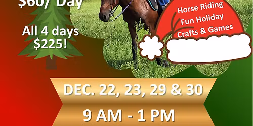 Holiday Horse Camp!