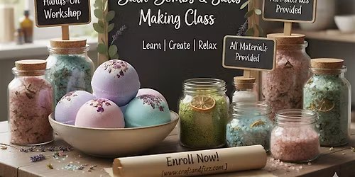 Bath Bomb\/Bath Salt Making Class