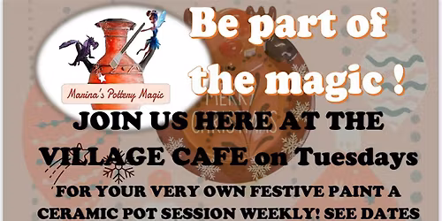 FESTIVE PAINT A CERAMIC GNOME SESSION