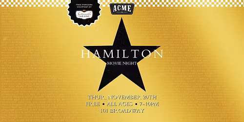 Free! Hamilton The Musical Rooftop Screening - Downtown Nashville