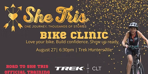 She Tris Huntersville Bike Clinic