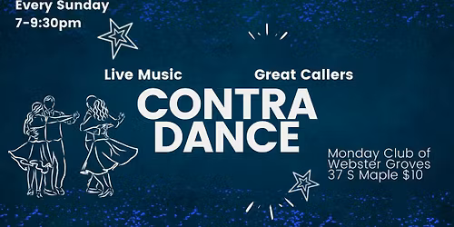 Sunday Contra at the Monday Club- December