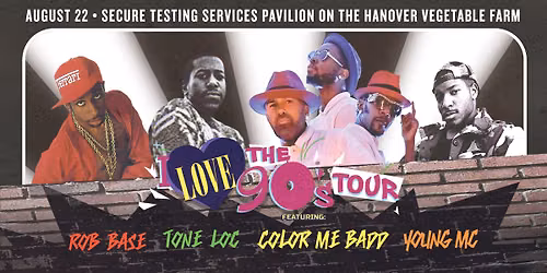 I LOVE THE 90's TOUR - Rob Base, Tone Loc, Color Me Badd, and Young MC