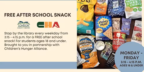 Free After-School Snacks for Students