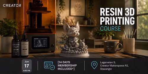 Resin 3D print course [14 days membership included*]