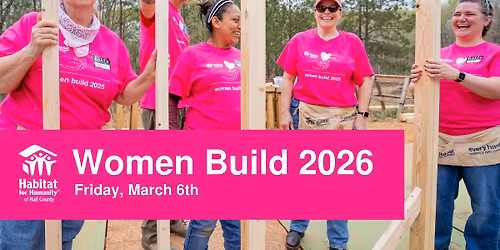 Women Build 2026 | Habitat Hall County