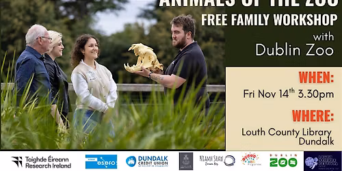 Dublin Zoo Conservation Station  Workshop for Families
