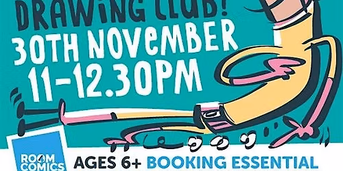 Sunday FUNNIES! Sunday cartoon-art club (Ages 6+)