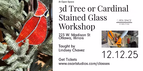 3D Trees or Cardinal Stained Glass Workshop