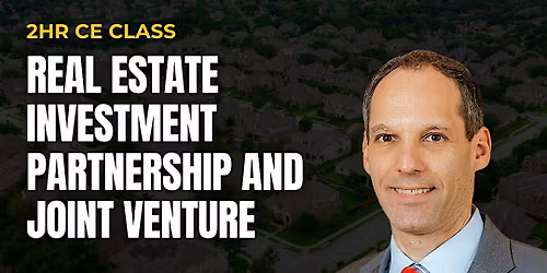 Real Estate Investment Partnership and Joint Venture