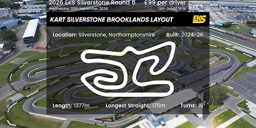 2026 EKS Silverstone Round 6 | Kart Silverstone Brooklands Layout (TBC)