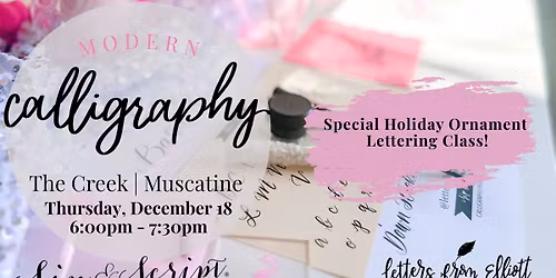 Modern Calligraphy & Ornament Lettering for Beginners at Ardon Creek